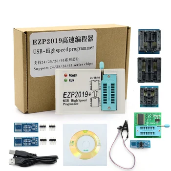 2021 EZP2019 Pilnas komplektas Didelės Spartos USB, SPI Programuotojas+12 Adapteris SOP8 bandymo įrašą sop8/16 pagalbą 24 25 93 EEPROM 25 Flash Bios Mikroschema