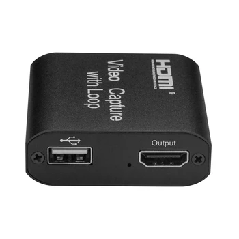 4K HDMI Capture Card USB 2.0 1080P Grabber Telefono Filmavimo su Kilpa Išėjimo Žaidimas Įrašymo Įrenginys, Skirtas 
