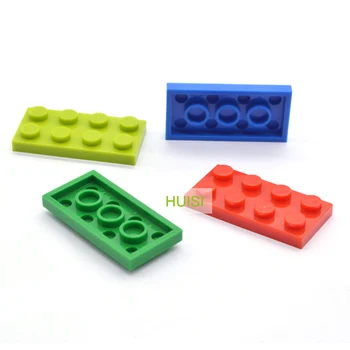 Ankstyvo Mokymosi Žaislai, Plastikiniai Blokai Nustato Modelį, 2x4 Trumpas Plytų Dalys Suderinama Su Legos Edcuational Kūrybiniai Žaislai 100vnt/daug