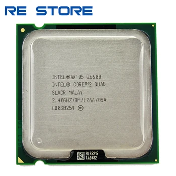 Intel Core 2 Quad Q6600 2.4 GHz Quad-Core Quad-Sriegis CPU Procesorius 8M 95W LGA 775