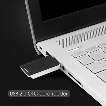 KEBIDU Mini Kortelių Skaitytuvas OTG USB 2.0 High Speed Micro SD TF atminties Kortelių Skaitytuvo Adapteris All-in-One 
