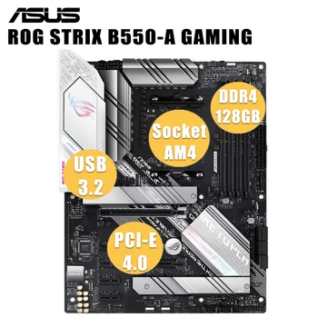 Lizdas AM4 Asus ROG STRIX B550-ŽAIDIMŲ Placa-mãe e CPU AMD Ryzen 5 3600 Plokštė Nustatyti 3.6 GHz Šešių Branduolių B450 Mainboard Nustatyti Naujas