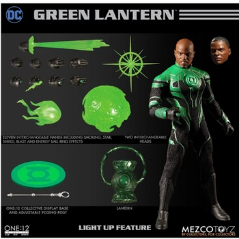 Mezco77031, Green Lantern, John Stewart, 6-colių veiksmų pav.