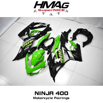 Naujas ABS Įpurškimo Plastikų Visą Purvasargiai Komplektas Kawasaki Ninja400 Ninja 400 ZX-4R 2018 2019 2020 Kėbulo Nustatyti, Žalia juoda