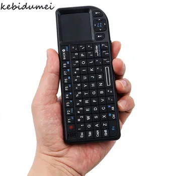 Prancūzų/ispanų/rusų/anglų kalbos mini Nešiojamą 2.4 G RF wireless Keyboard 