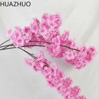 Pranešk apie netikrą Vyšnių Žiedų Gėlių Filialas Begonia Sakura Medžio Kamienas Renginio Vestuvių Medis Deco Dirbtinis Dekoratyvinės Gėlės