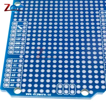 Prototipą PCB Lenta Arduino R3 ATMEGA328P Shield Valdybos Breadboard Protoshield 
