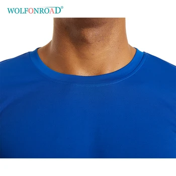 WOLFONROAD UPF 50+ Anti-UV Viršūnes vyriški ilgomis Rankovėmis Marškinėliai Lauko Saulės blokuoti Odos Apsauga Marškinėliai Saulės Marškinėliai