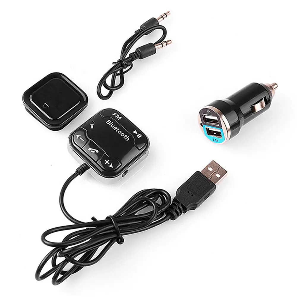 Bt760 Automobilių laisvųjų Rankų Telefono FM Pradėti MP3 Grotuvas Dual USB Įkroviklis 1