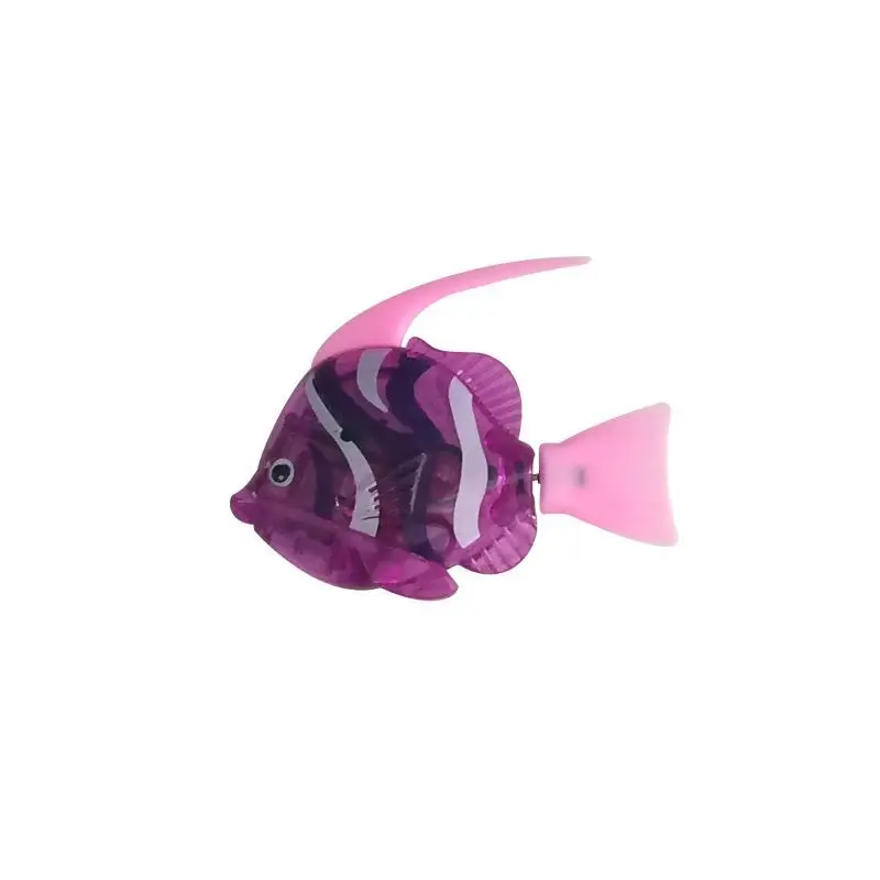 Elektros Žuvų Žaislas, Tikroviški Žuvų Žaislas Katė Žaislas su LED Šviesos, Vandens Aktyvuotas LED Plaukimo Žuvų Žaislas Kačiukas Katė Juokingi Žaislai Coxeer 3
