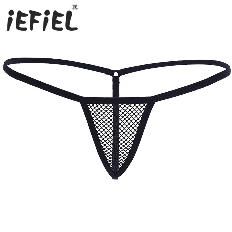 IEFiEL Seksuali Moteris Panele apatinis Trikotažas Mažas Kilimas Tinklinio G-string Bikini ir Apatinius, apatinės Kelnės Trikampis Kelnaitės už naktiniai drabužiai Sleepwear 1
