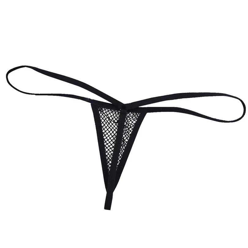 IEFiEL Seksuali Moteris Panele apatinis Trikotažas Mažas Kilimas Tinklinio G-string Bikini ir Apatinius, apatinės Kelnės Trikampis Kelnaitės už naktiniai drabužiai Sleepwear 3