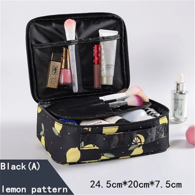Moterų Kosmetikos Krepšys Nešiojamų Didelės talpos Kelionės Plovimo Maišelis Multi-funkcija Mielas Kosmetikos Saugojimo Krepšys Kosmetikos Organizatorius 2