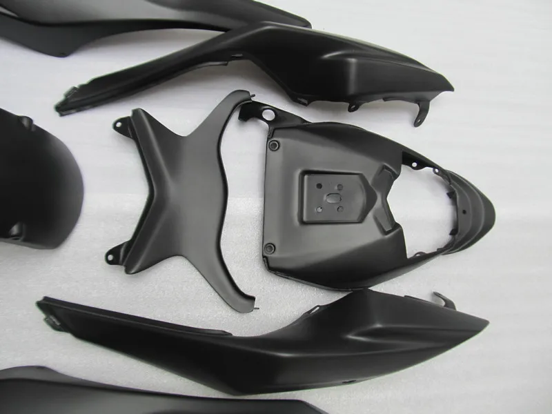 Motociklo Lauktuvės komplektas KAWASAKI Ninja ZX6R 636 09 10 12 ZX 6R 2009 m. 2010 m. 2012 Visos matinė juoda Purvasargiai set+dovanos KH06 0