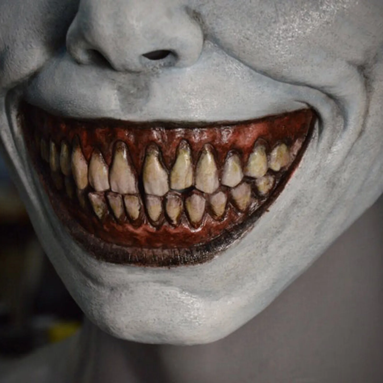 Šypsosi Demonų, Blogio Creepy Halloween Baisu Kaukė Šalies Prekių Cosplay Rekvizitai Praktinių Cosplay Kostiumų Staigmena Išdaiga, Pokštas 5